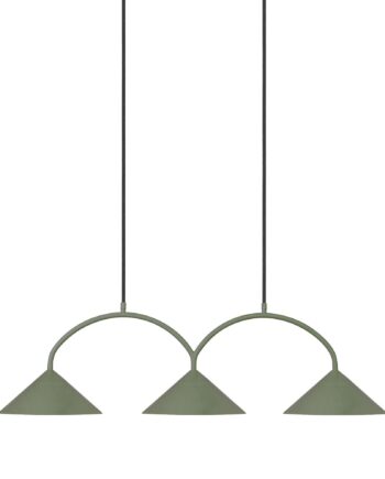 Globen Lighting Pendel Curve Lampe Grøn