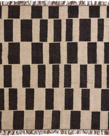 House Doctor Tæppe Hdgraph Jute Uld Sort Natural