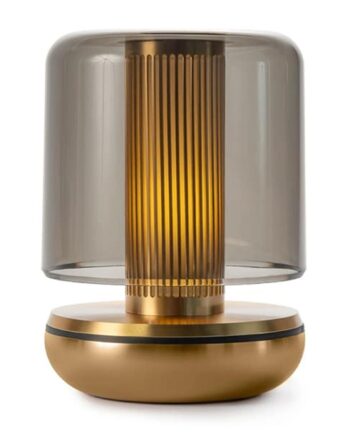Humble Lights Firefly Bordlampe Smoked Gold