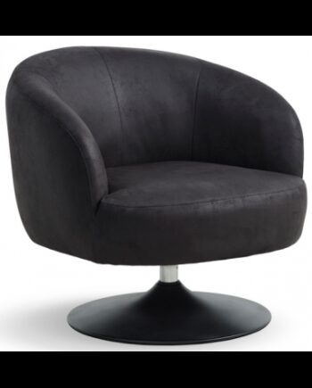 Konrad Loungestol Microlæder H77 Sort Vintage Sort