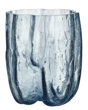 Kosta Boda Crackle Vase 270 Circular Glass