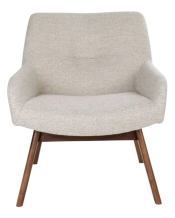 Lænestol Sand Med Ben Valnød 1101062