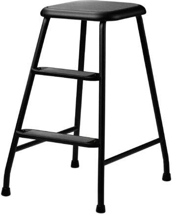 Lindqvistpallen Lindqvist Skamlen Matsort Pulverlak Antracit