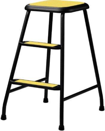 Lindqvistpallen Lindqvist Skamlen Matsort Pulverlak Gul