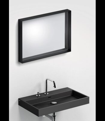 Look Vægspejl Mat Sort