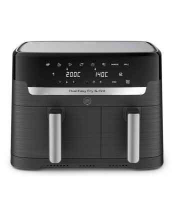 Obh Nordica Dual Easy Fry   Grill Black Airfryer