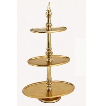 Opsats Fade Forgyldt Aluminium Bolig   Brugskunst Godkarmashop