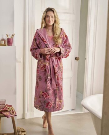 Pip Studio Badekåbe Secret Garden Mauve