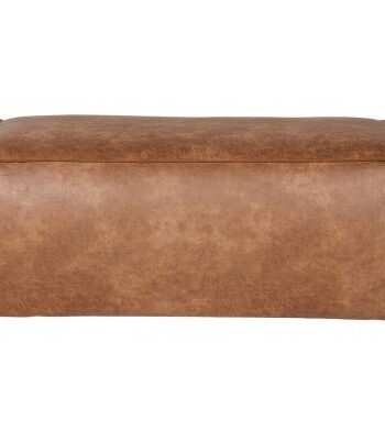 Skammel Læder H43 B120 D60 Vintage Cognac