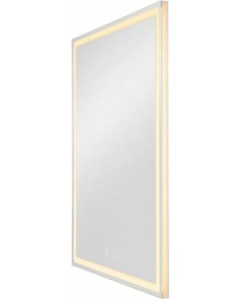 Slv Trukko Spejl Med Lys 80x60