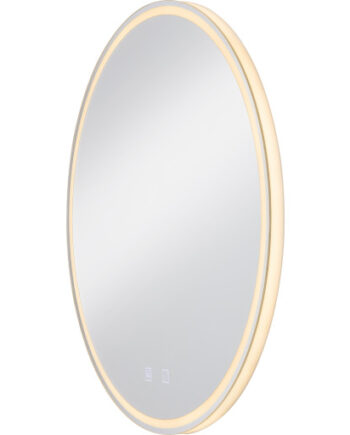 Slv Trukko Spejl Med Lys ø60