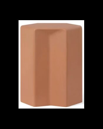 Soka Sidebord Fiberglas Fiberbeton H51 Mat Fersken