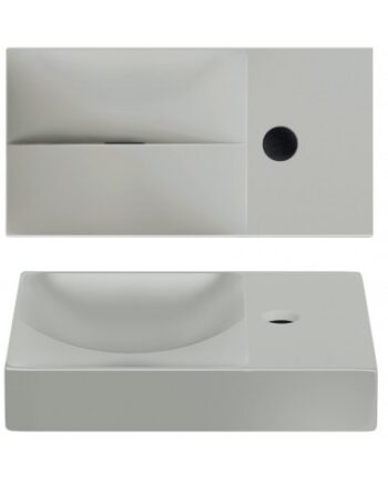 Vale Håndvask Keramik Mat Grå