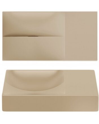 Vale Håndvask Keramik Mat Sennep