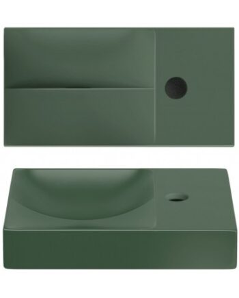 Vale Håndvask Keramik Mat Skovgrøn