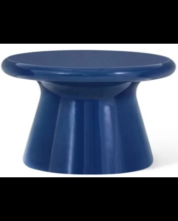 Yahiko Sofabord Fiberglas H40 ø65 Midnatsblå Højglans