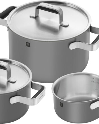 Zwilling Pure Grydesæt Rustfrit Stål Dele Grå
