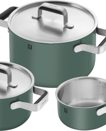 Zwilling Pure Grydesæt Rustfrit Stål Dele Grøn