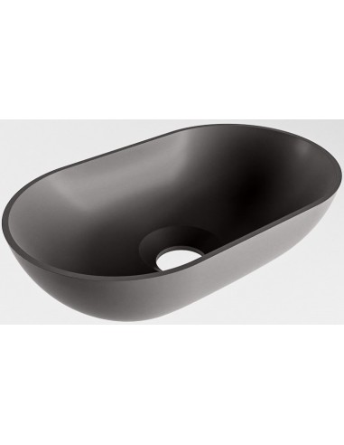 Poole Håndvask Solid Surface Mørkegrå