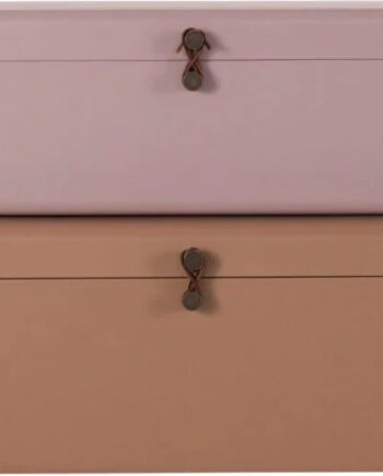 House Doctor æsker Til Opbevaring Metal Beige Rosa Stk