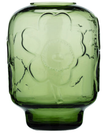Marimekko Unikko Vase Glas Olive