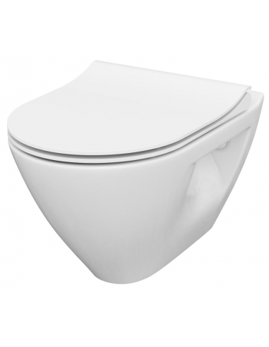 Mille Væghængt Toilet D50 Blank Hvid
