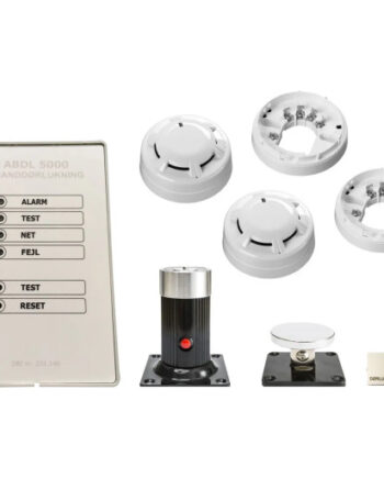 Teletec Abdl 5000 Brandalarm Pakke Detektor Magnet Afbryder