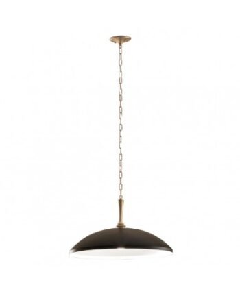 Delarosa Loftlampe Stål ø50 E27 Sort Champagne Bronze