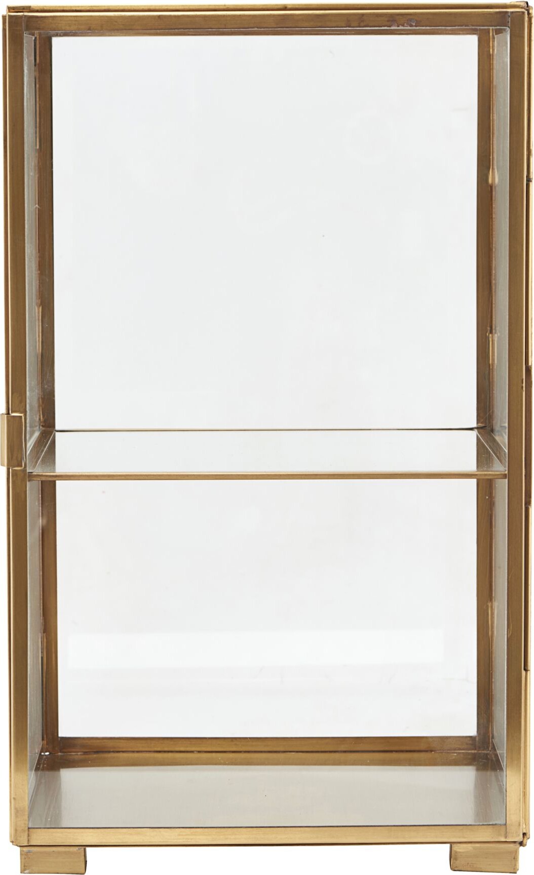 House Doctor Vitrineskab Glass Messing 41x25x25