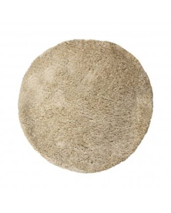 Jups Rundt Tæppe Polyester Plys ø160 Beige