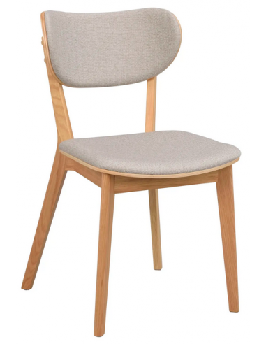 Kato Spisebordsstole Egetræ Finr Polyester H83 Gråbeige