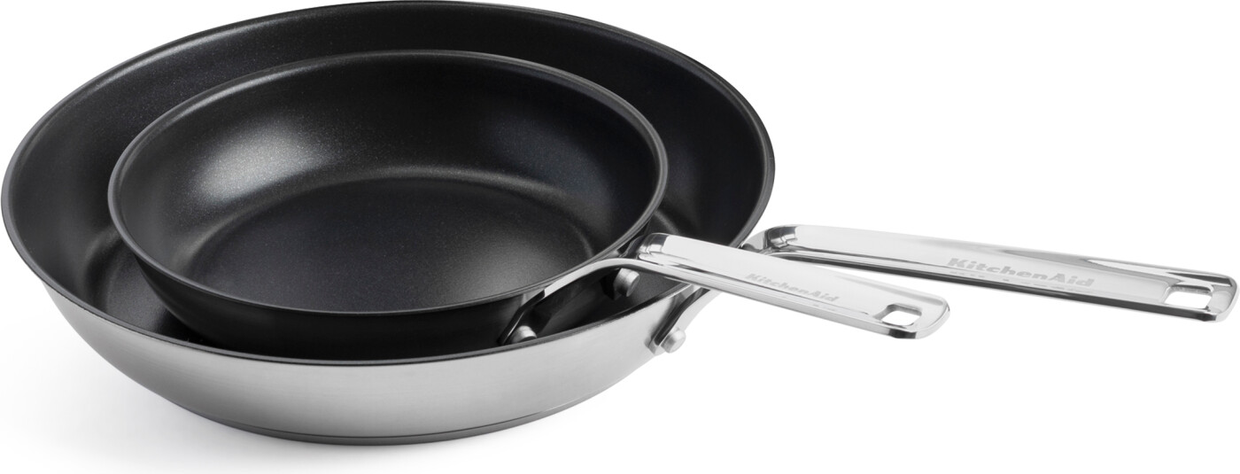 Kitchenaid Stainless Steel Sheet Frypan Set Silver