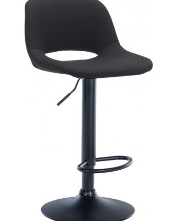 Barstol Metal Polyester H86 107 Sort Sort
