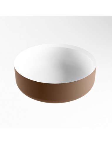Coss Håndvask ø36 Solid Surface Talkum Rustbrun