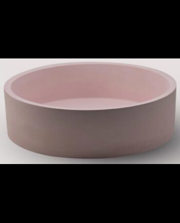 Eos Bordmonteret Rund Håndvask Beton ø38 Pink