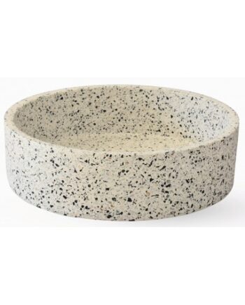 Eos Bordmonteret Rund Håndvask Terrazzo ø38 Hvid Terrazzo