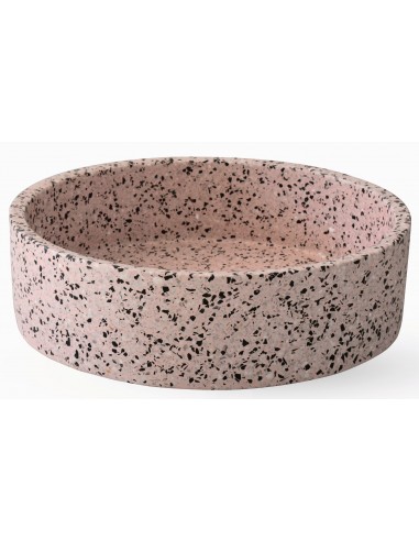 Eos Bordmonteret Rund Håndvask Terrazzo ø38 Pink Terrazzo