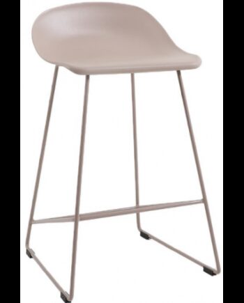 Erica Barstol Metal Polycarbonat H79 Taupe