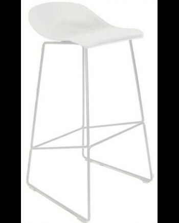 Erica Barstol Metal Polycarbonat H89 Hvid