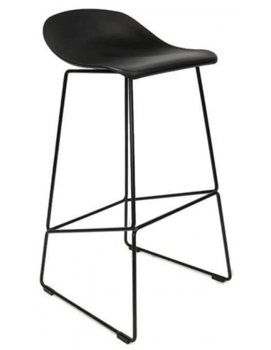 Erica Barstol Metal Polycarbonat H89 Sort
