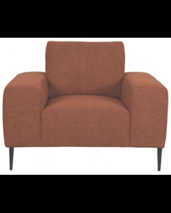 Ferraro Lænestol Metal Boucl Polyester 112 Sort Rust