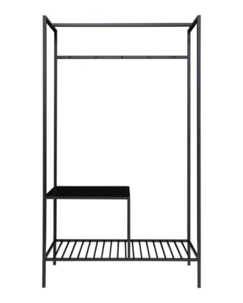 Garderobe Sort Ramme Sorte Hylder 3604070