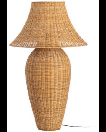 Gulvlampe Metal Rattan H99 E27 Natur