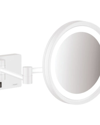 Hansgrohe Addstoris Makeup Spejl Med Lys Mat Hvid