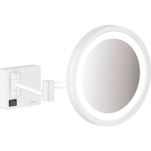 Hansgrohe Addstoris Makeup Spejl Med Lys Mat Hvid