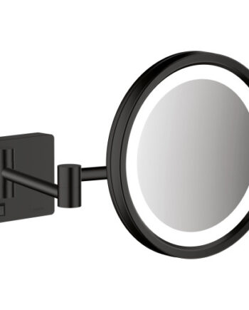 Hansgrohe Addstoris Makeup Spejl Med Lys Mat Sort