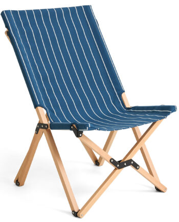 Hay Outdoor Market Sammenklappelig Stol Blå Beige