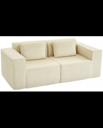 Homco Sofa Ribcord Polyester 202 Beige