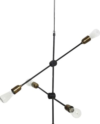 House Doctor Pendel Lampe Molecular Sort Messing
