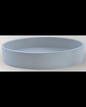 Iris Bordmonteret Oval Håndvask Beton Lyseblå